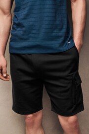 Black Nylon Pocket Utilty Shorts - Image 3 of 9