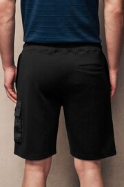 Black Nylon Pocket Utilty Shorts - Image 4 of 9