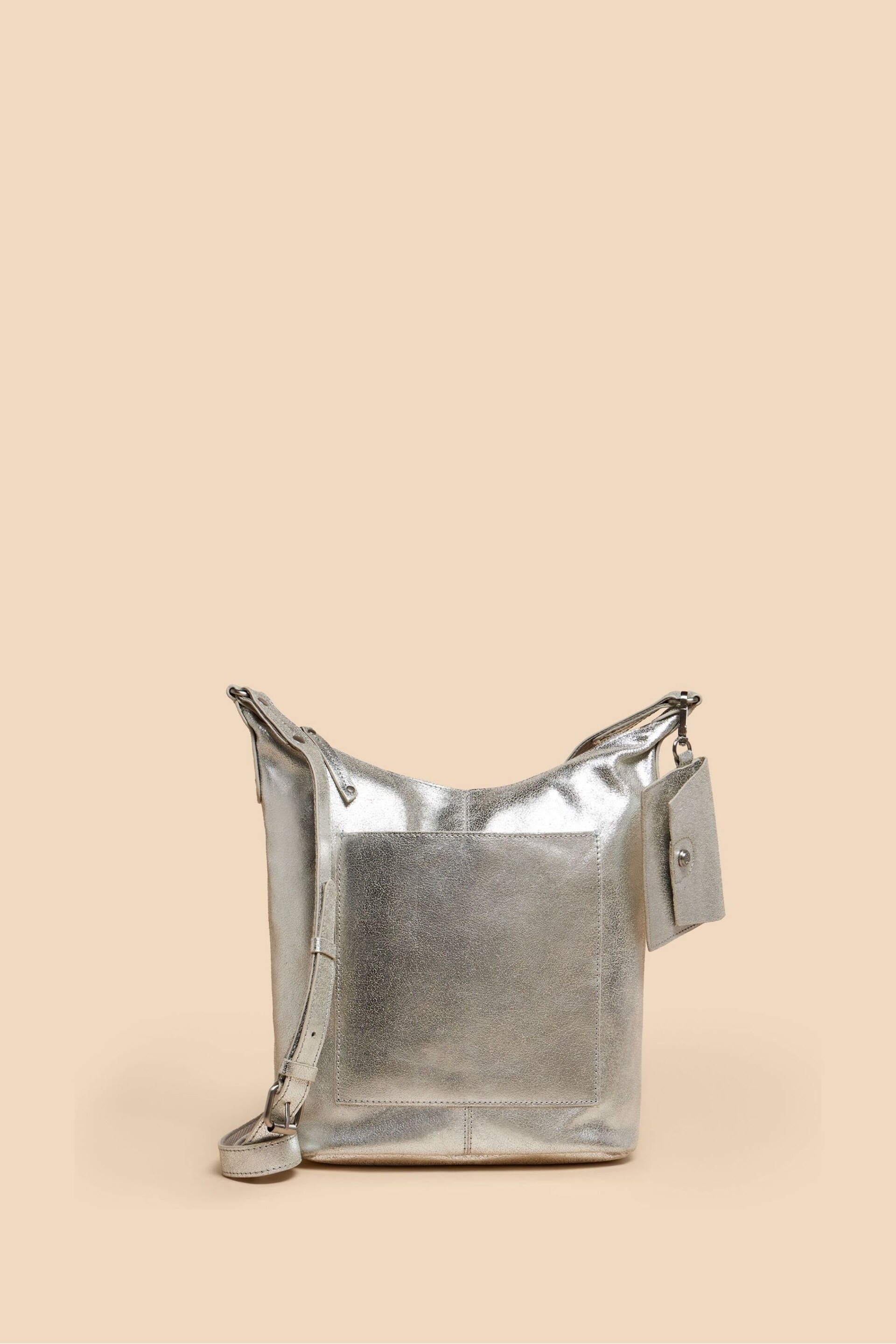 White Stuff Silver Fern Leather Cross-Body Bag - Image 2 of 4