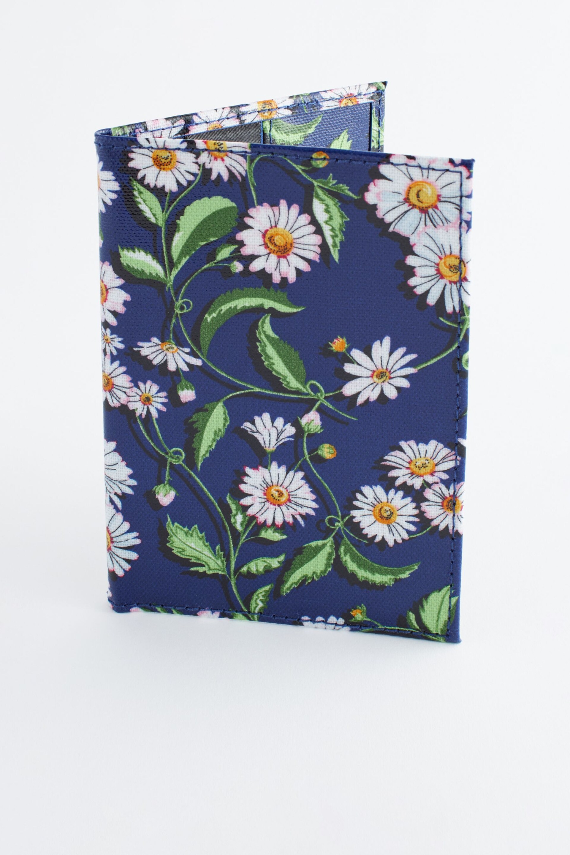 Cath Kidston Navy Daisy Print Passport Cover - Image 1 of 5