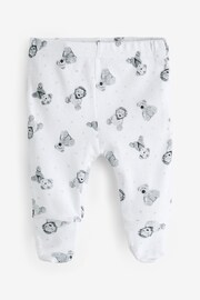 Rock-A-Bye Baby Boutique Teddy Bear Print Cotton White 6-Piece Baby Gift Set - Image 3 of 7