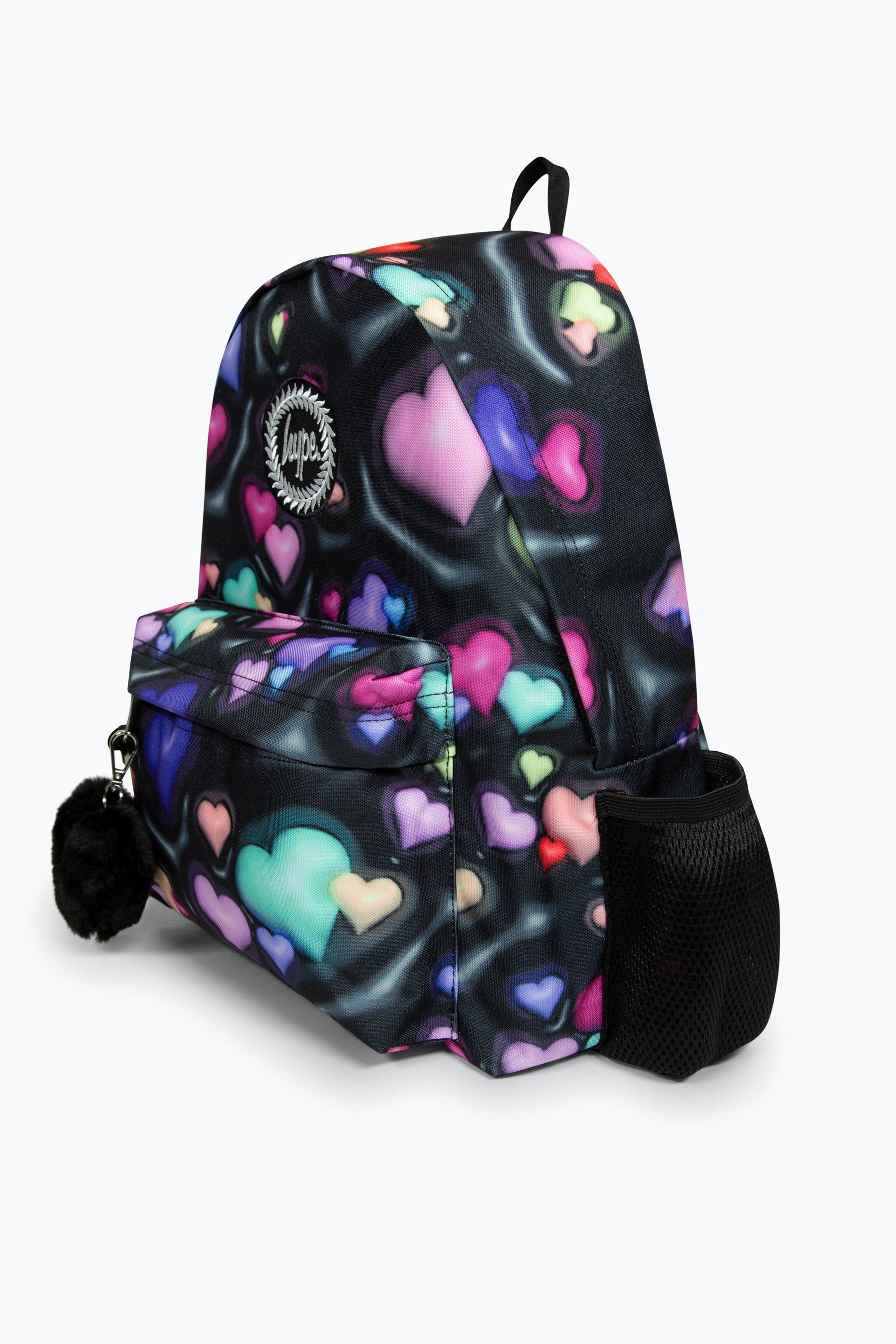 Hype. 3D Hearts Badge Pom Pom Backpack