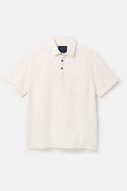 Joules Cheesecloth Cream Popover Short Sleeve Shirt - Image 7 of 7