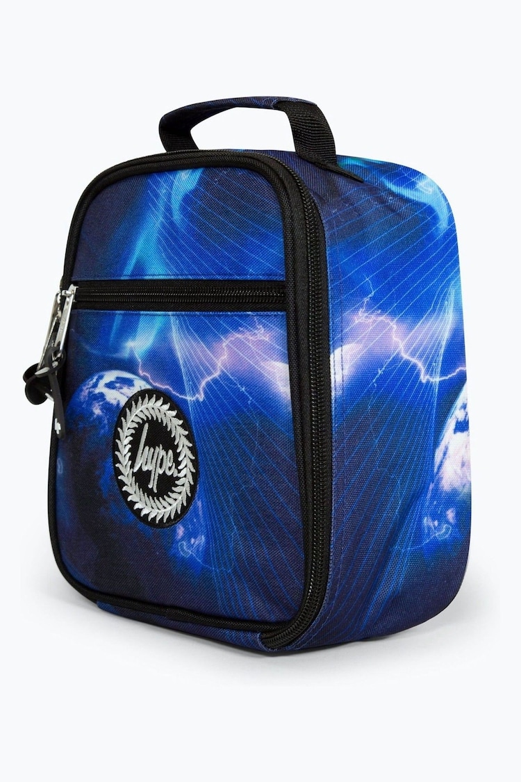 Hype. Unisex Blue Space Storm V2 Lunch Box - Image 8 of 8