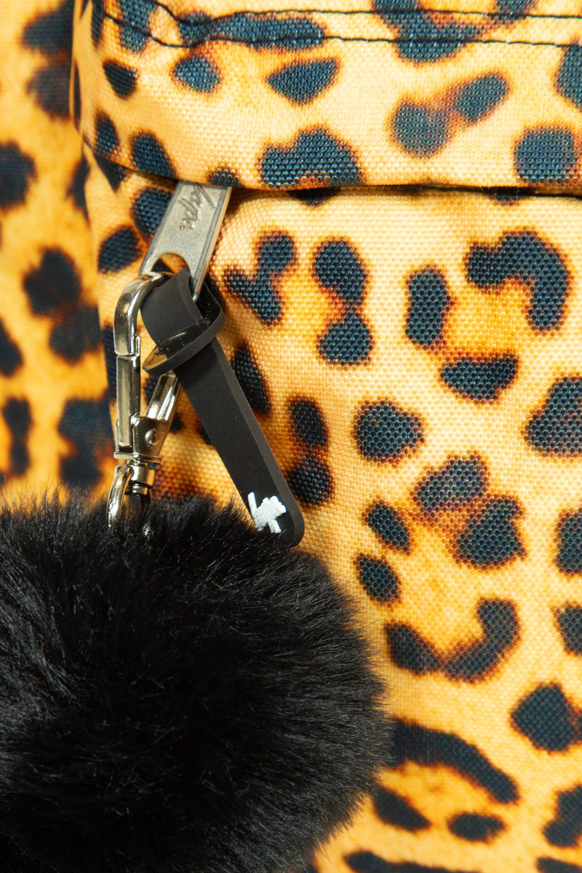 Hype. Leopard  Pom Pom Backpack - Image 6 of 9