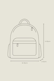 Hype. Kids Chalk Dust Black Backpack - Image 3 of 14