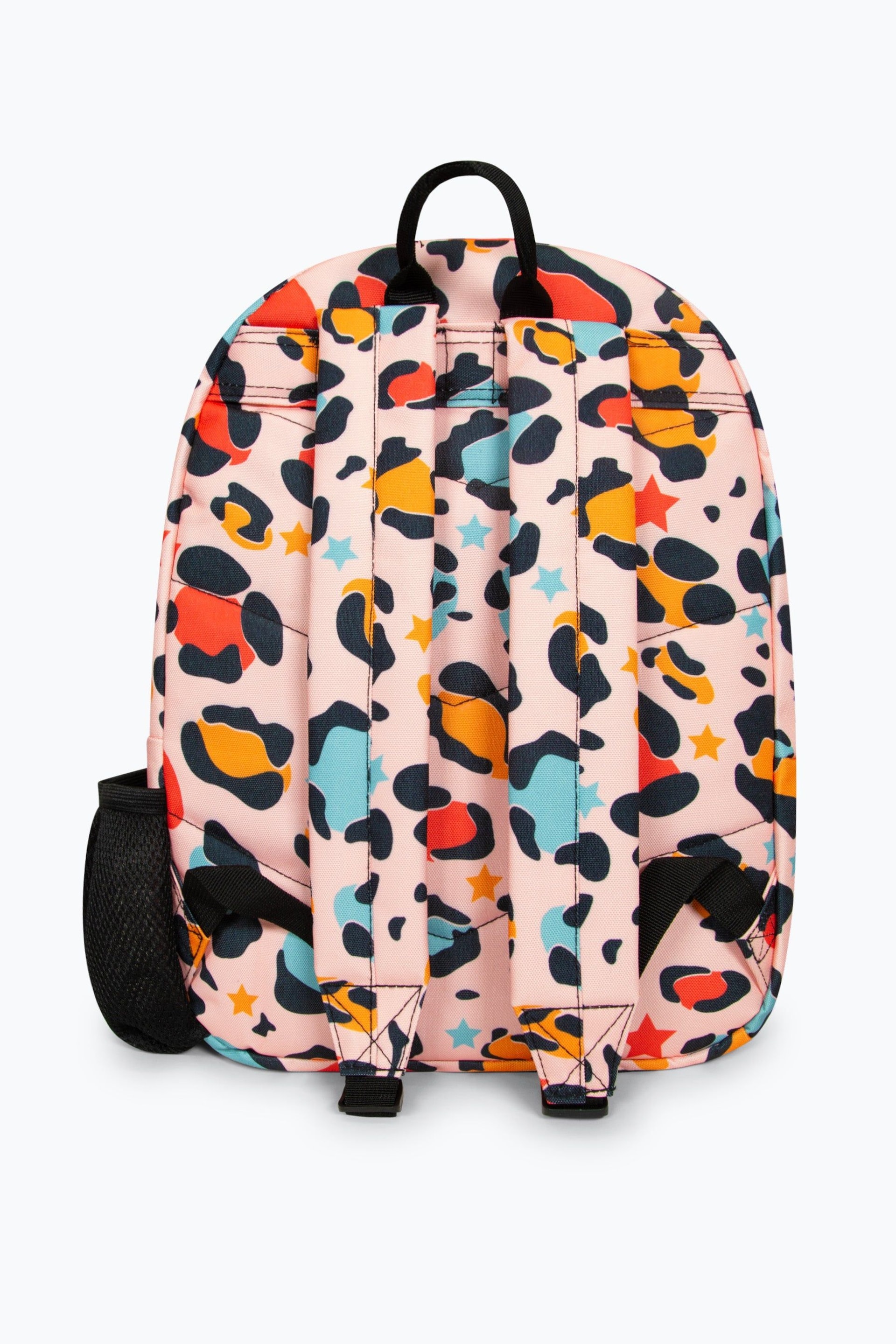 Hype. Peach Star Leopard Badge Backpack - Image 3 of 8
