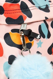 Hype. Peach Star Leopard Badge Backpack - Image 8 of 8