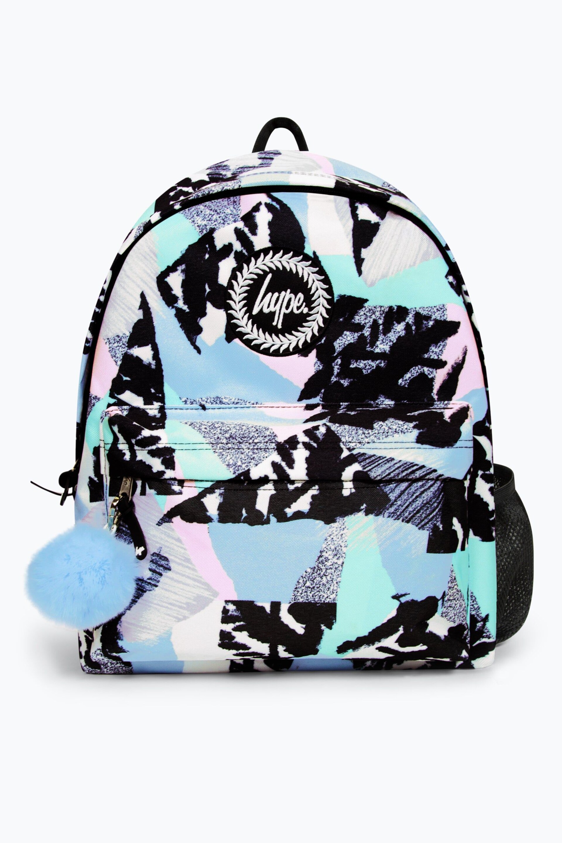 Hype. Multi Pastel Abstract Backpack - Image 1 of 10