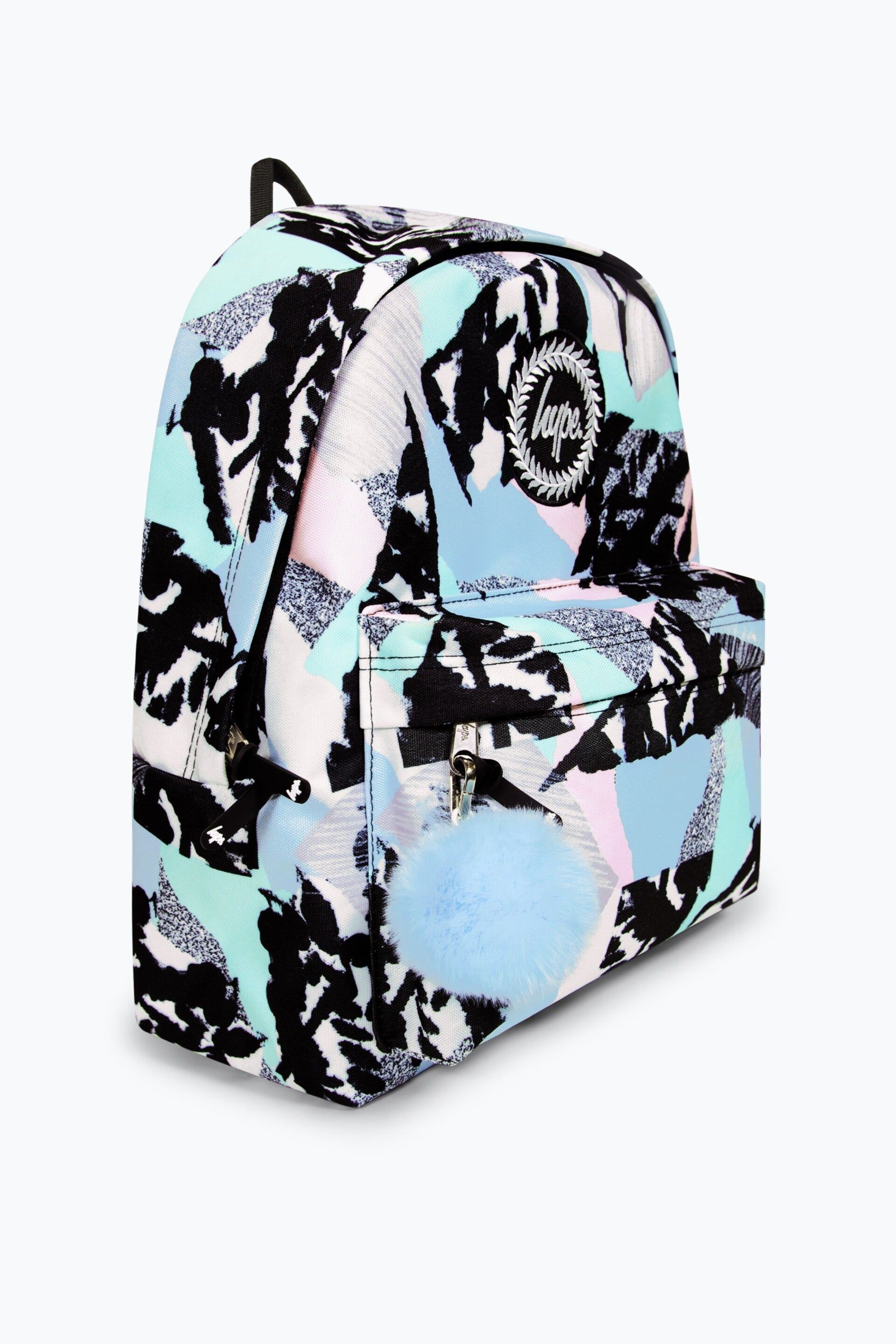 Hype. Multi Pastel Abstract Backpack - Image 2 of 10