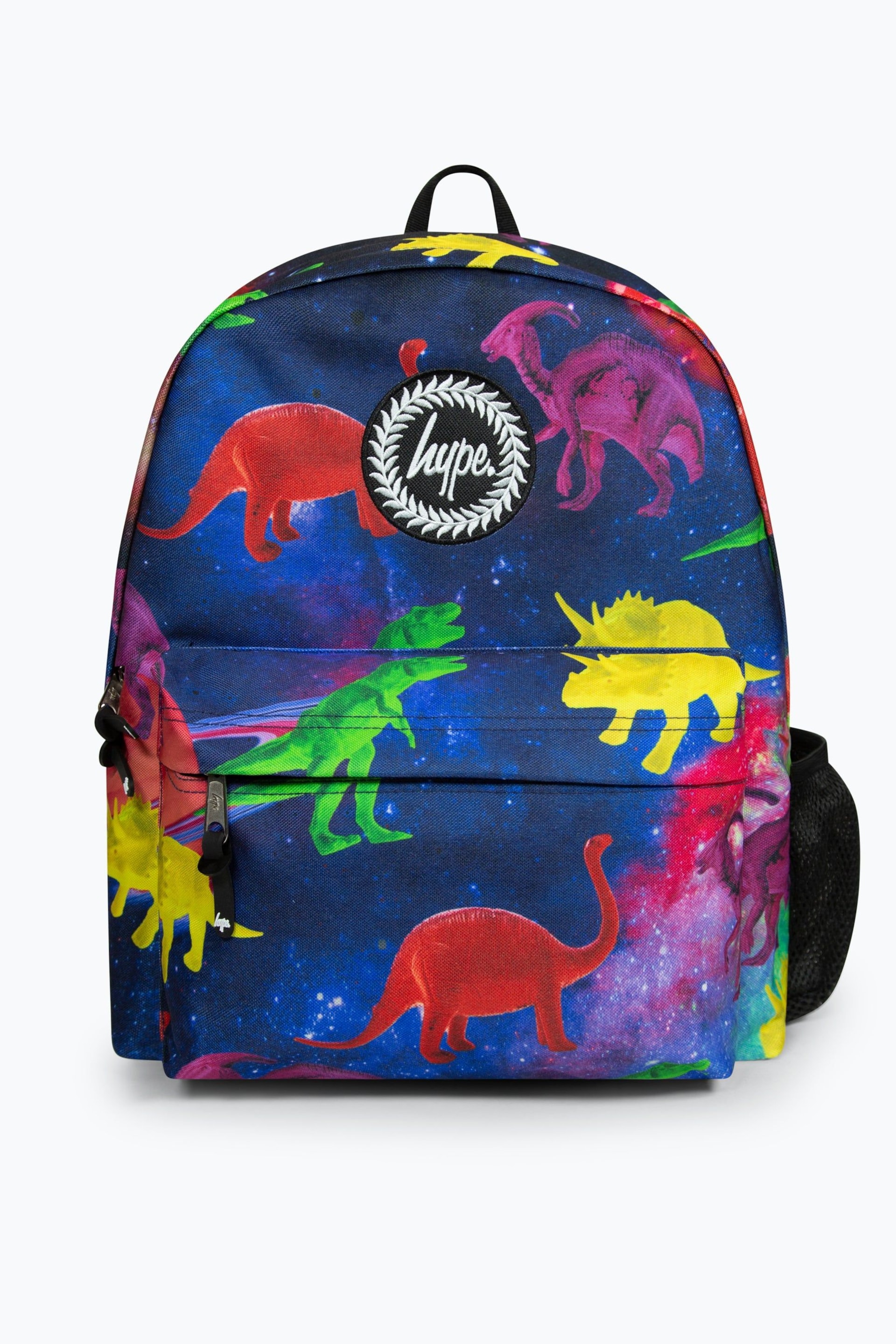 Hype. Multi Space Dinosaurs Badge Backpack - Image 1 of 11