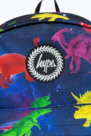 Hype. Multi Space Dinosaurs Badge Backpack - Image 5 of 11