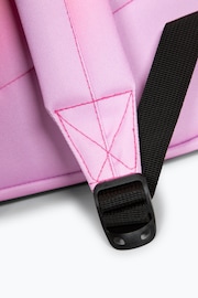 Hype. Unisex Pink Multi Gradient Badge Backpack - Image 11 of 13
