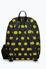 Hype. Unisex Smile Face Black Backpack - Image 3 of 10