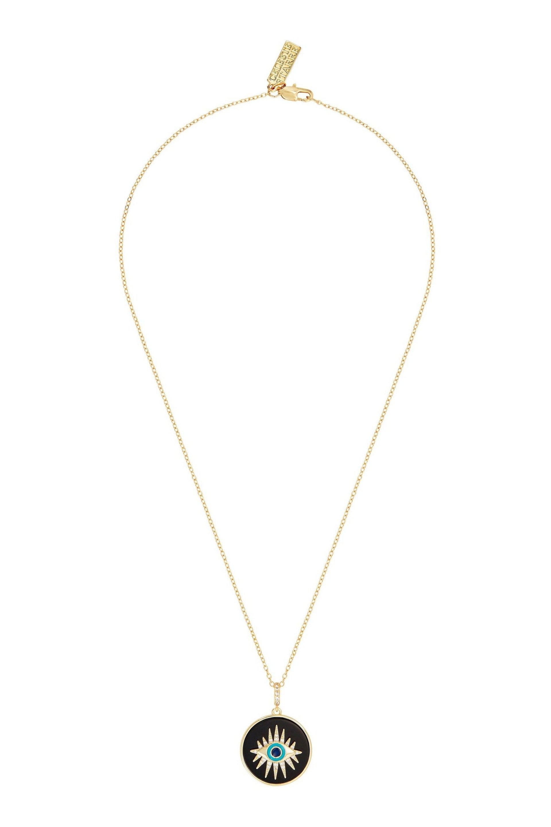 Celeste Starre Gold Tone I Am Protected Necklace - Mykonos Edition - Image 1 of 4