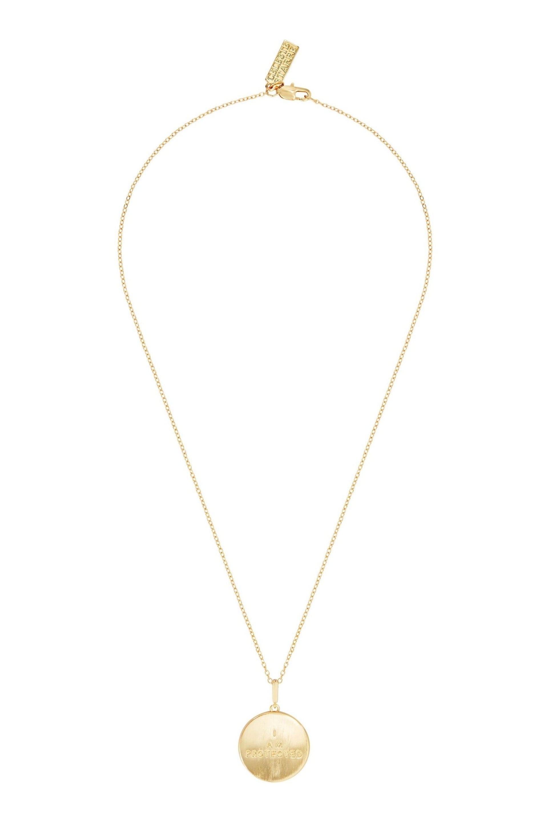 Celeste Starre Gold Tone I Am Protected Necklace - Mykonos Edition - Image 2 of 4