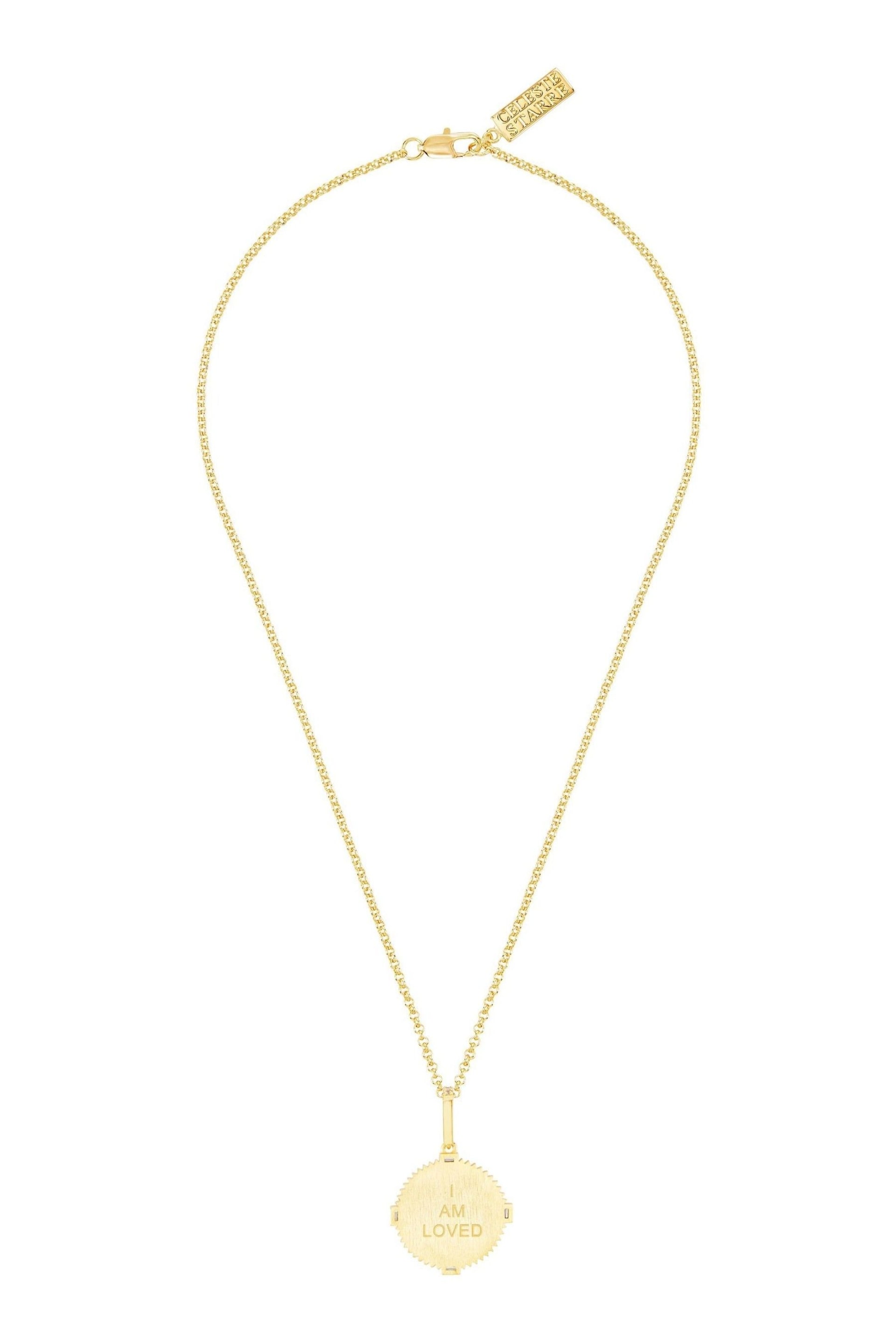 Celeste Starre Gold Tone I Am Loved Necklace - Image 2 of 5