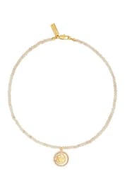 Celeste Starre Gold Tone Wink If You Are Happy Sparkle Necklace - Image 1 of 4