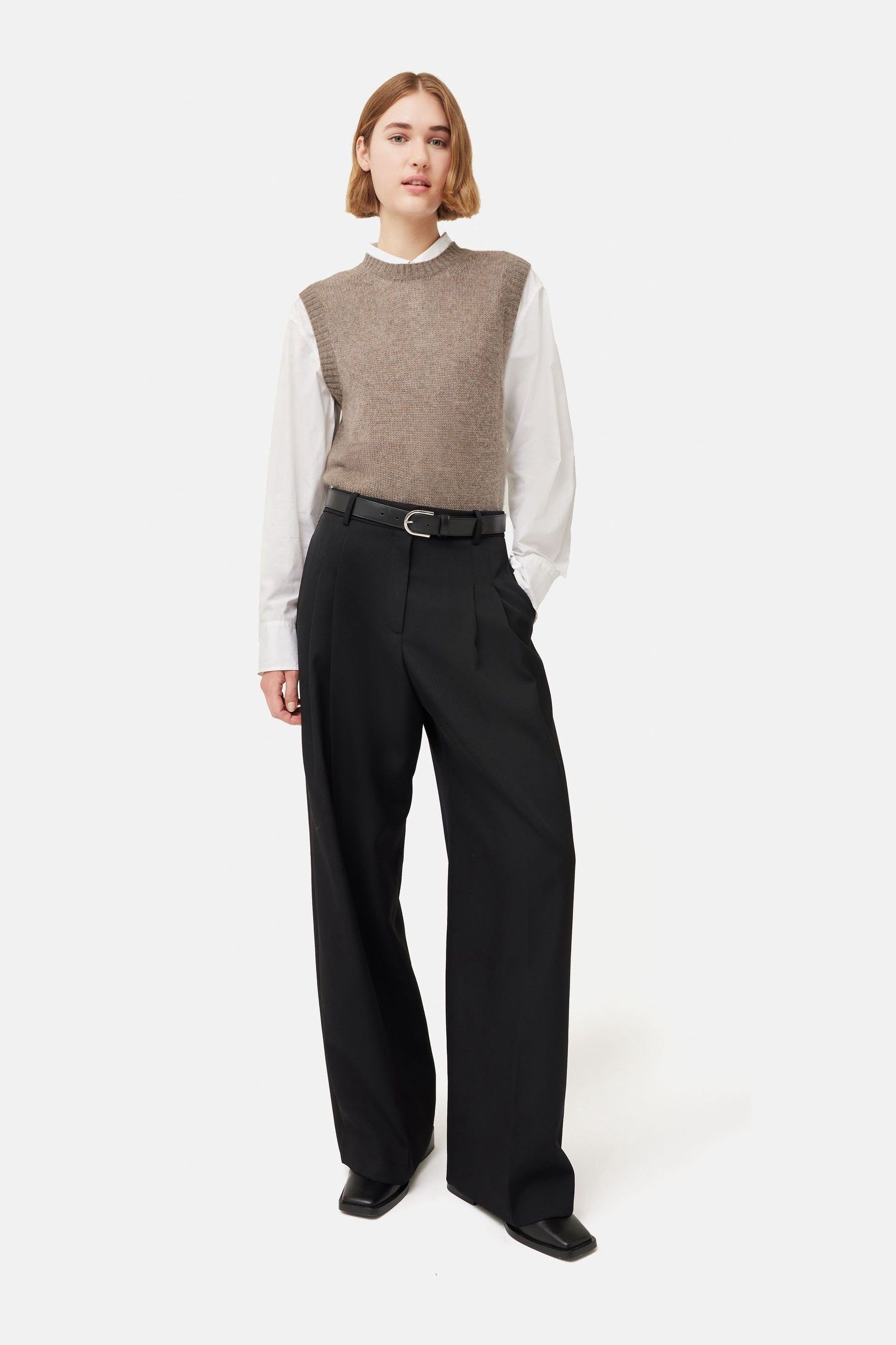 Jigsaw wide leg trousers outlet