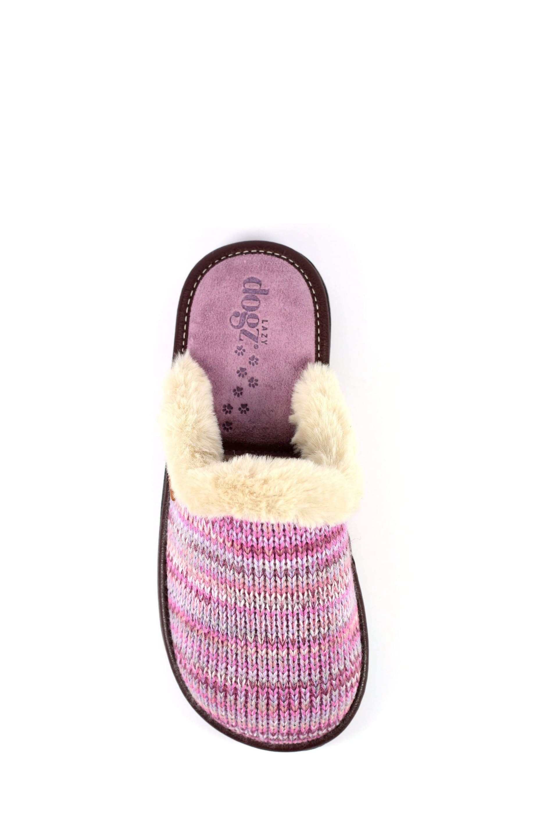 Lazy Dogz Pink Alfa Pink Slippers - Image 7 of 9