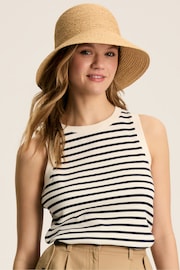 Joules Harbour Cream & Navy Striped Jersey Vest - Image 1 of 7