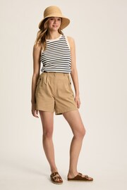 Joules Harbour Cream & Navy Striped Jersey Vest - Image 4 of 7