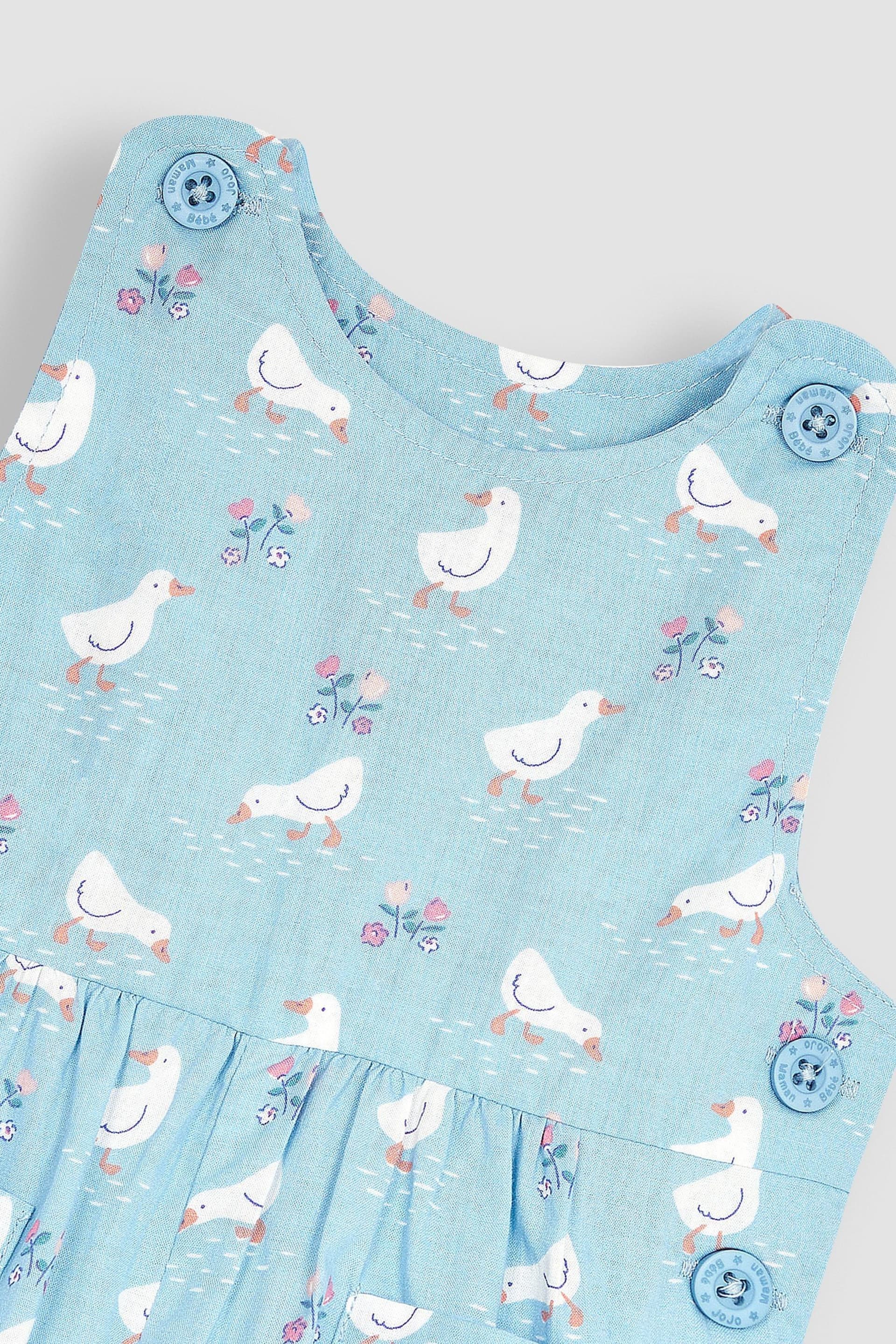 JoJo Maman Bébé Blue Duck Dungarees - Image 3 of 3