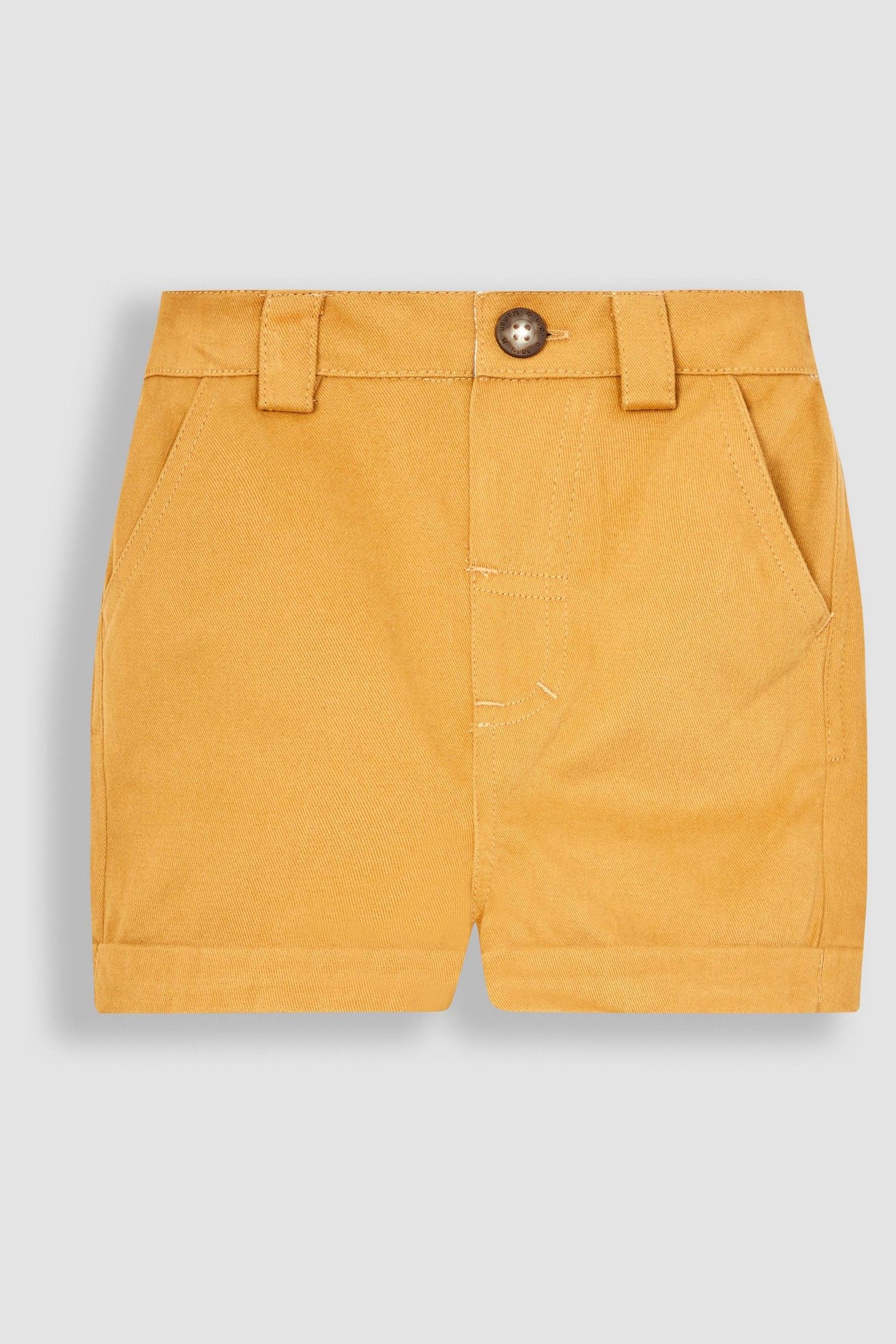 Buy JoJo Maman Bebe Mustard Yellow Twill Chino Shorts from Next Luxembourg
