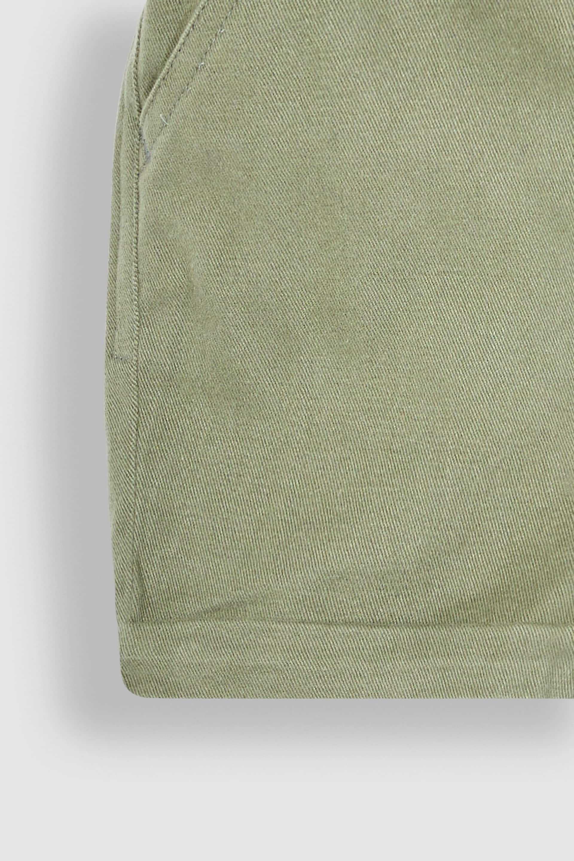 JoJo Maman Bébé Khaki Green Twill Chino Shorts - Image 2 of 3