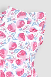 JoJo Maman Bébé Pink Strawberry Bloom Pretty Blouse - Image 3 of 3