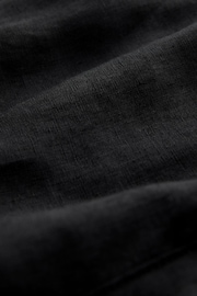Black Signature Leomaster Italian Delave Linen Drawstring Trousers - Image 12 of 12