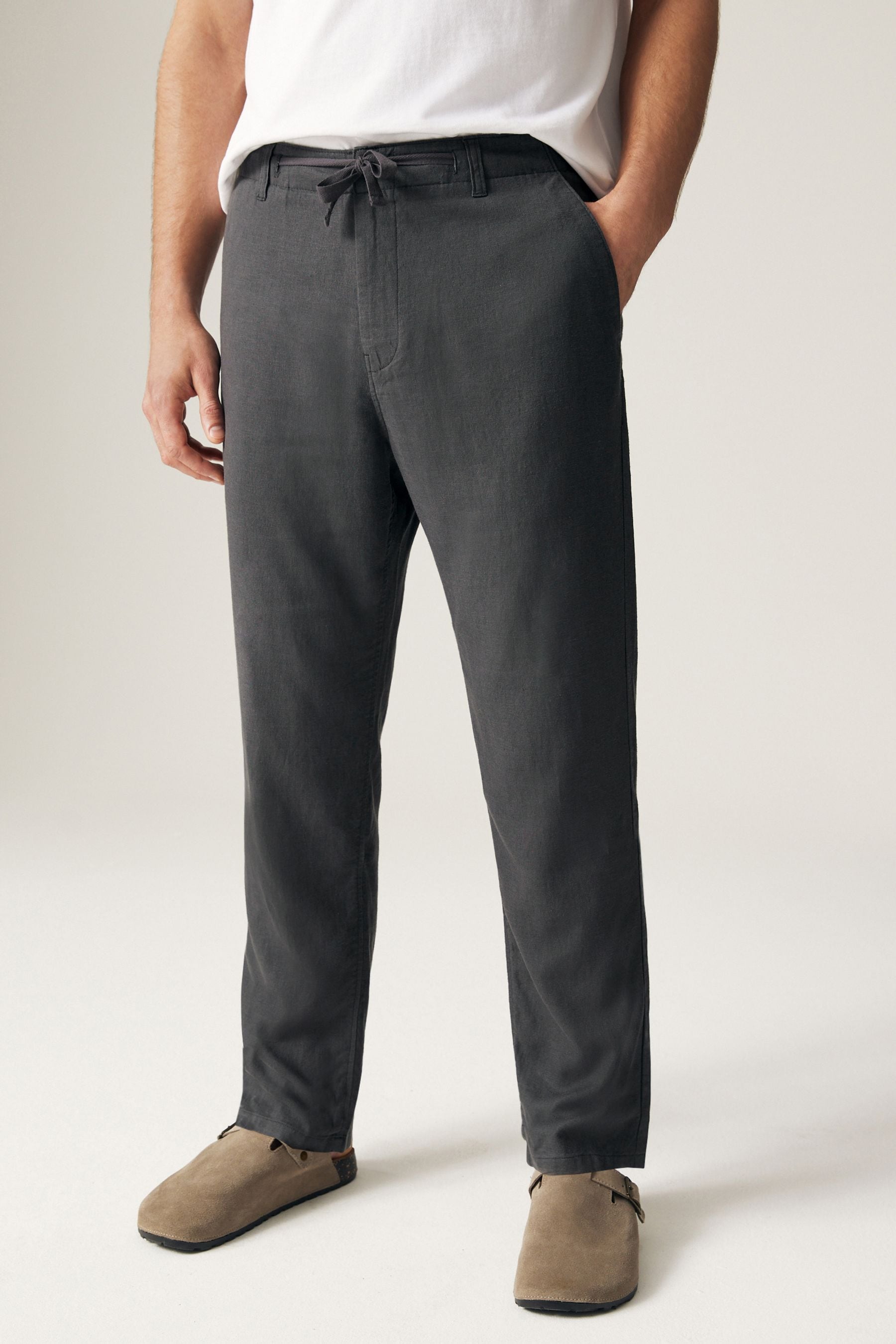 Next linen pants shop