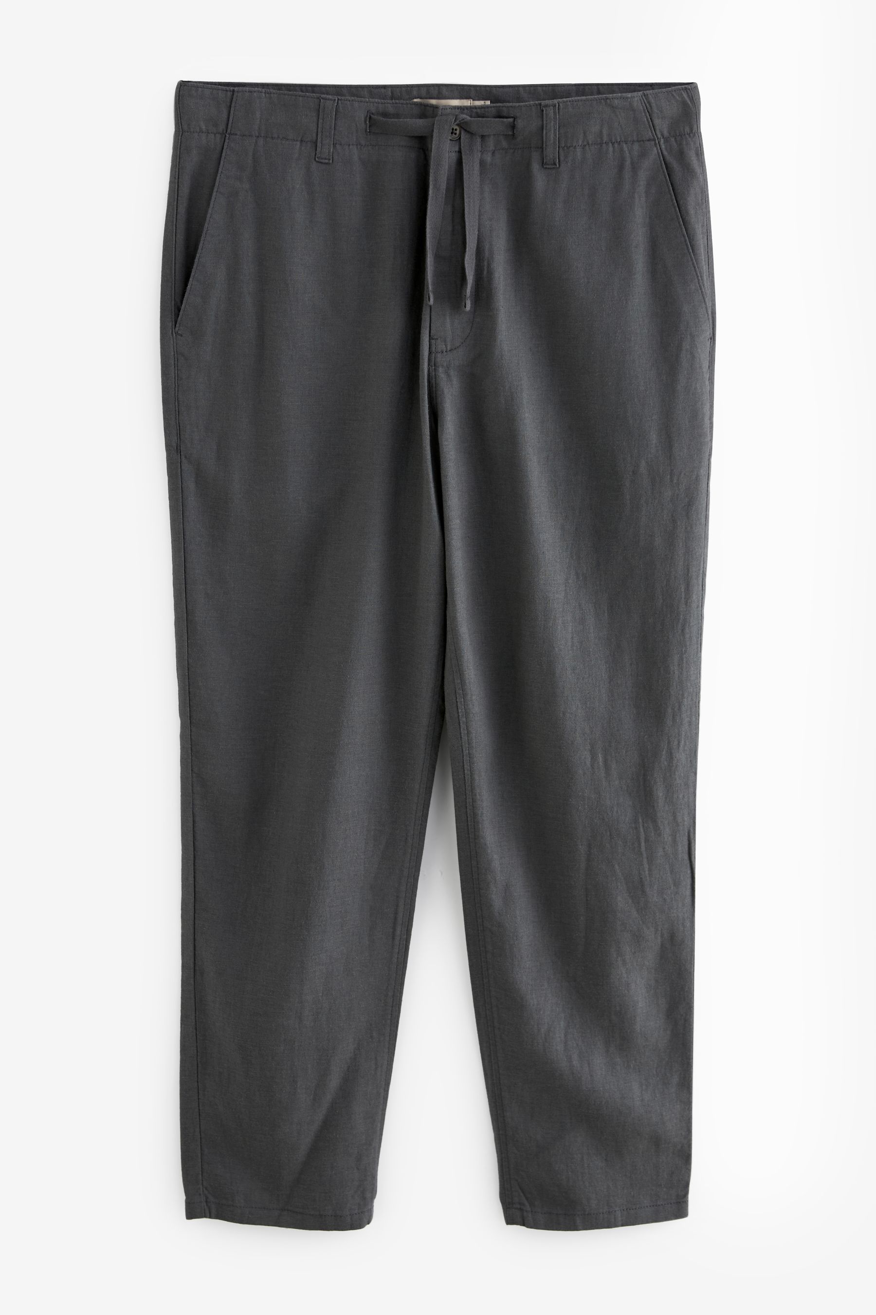 Next grey linen trousers new arrivals