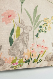 Bunny Print Cotton Canvas Zip Pouch - Image 4 of 5