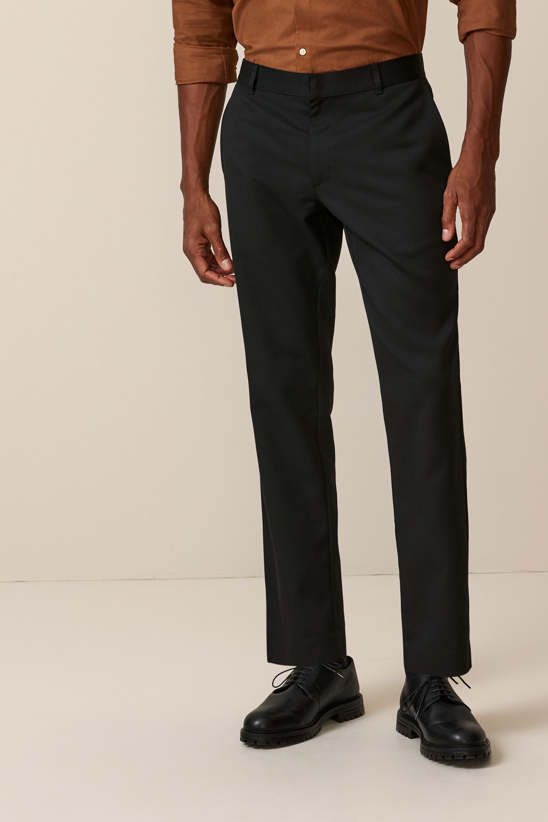 Next slim fit black trousers on sale