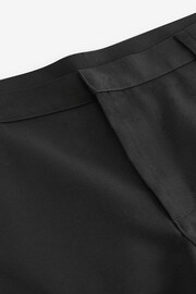 Black Slim Plain Front Smart Trousers - Image 7 of 9