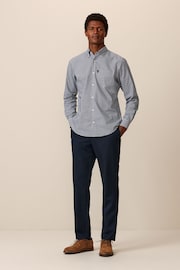 Navy Slim Plain Front Smart Trousers - Image 2 of 9