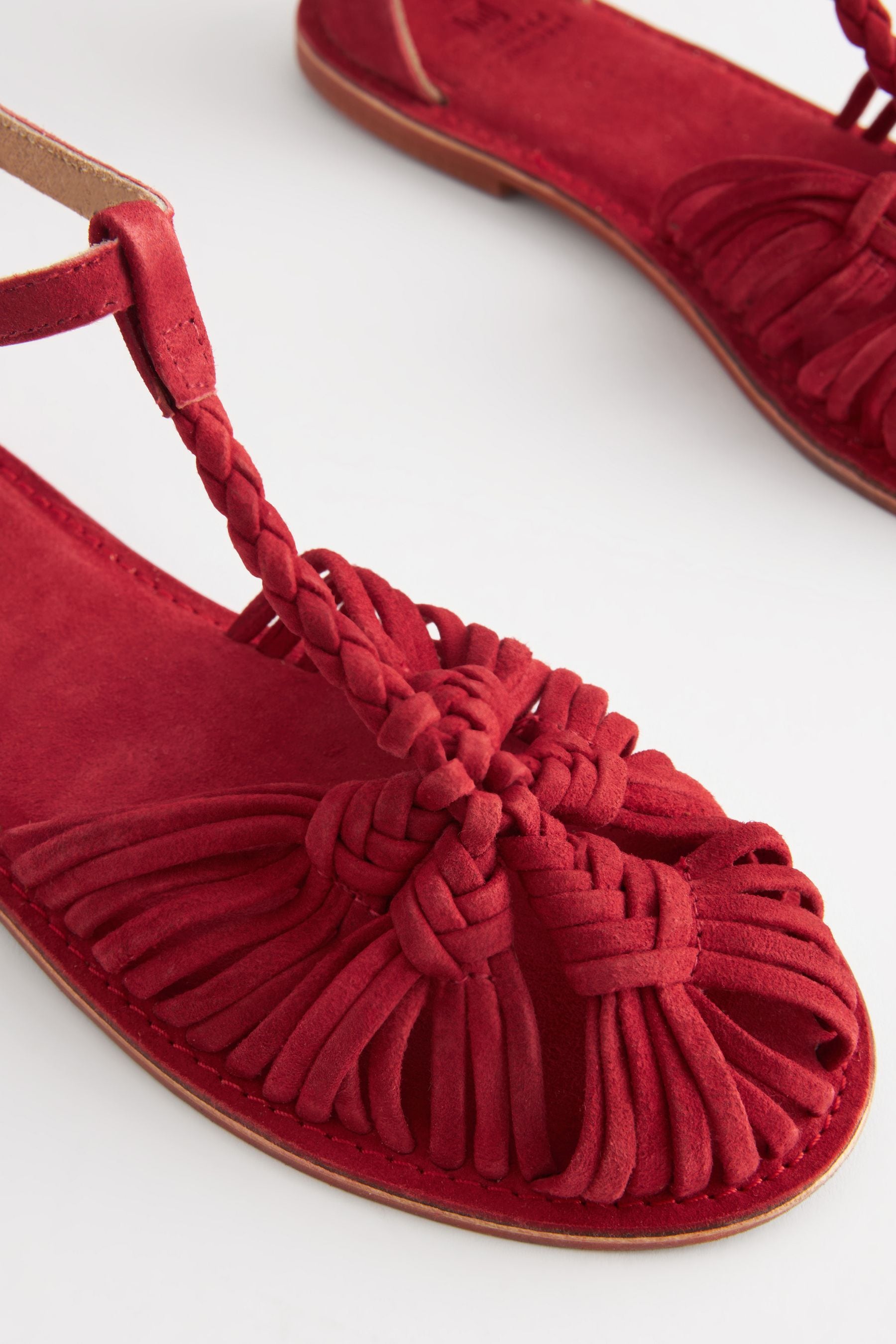 Buy Red Forever Comfort Leather T Bar Huarache Shoes from Next South Africa
