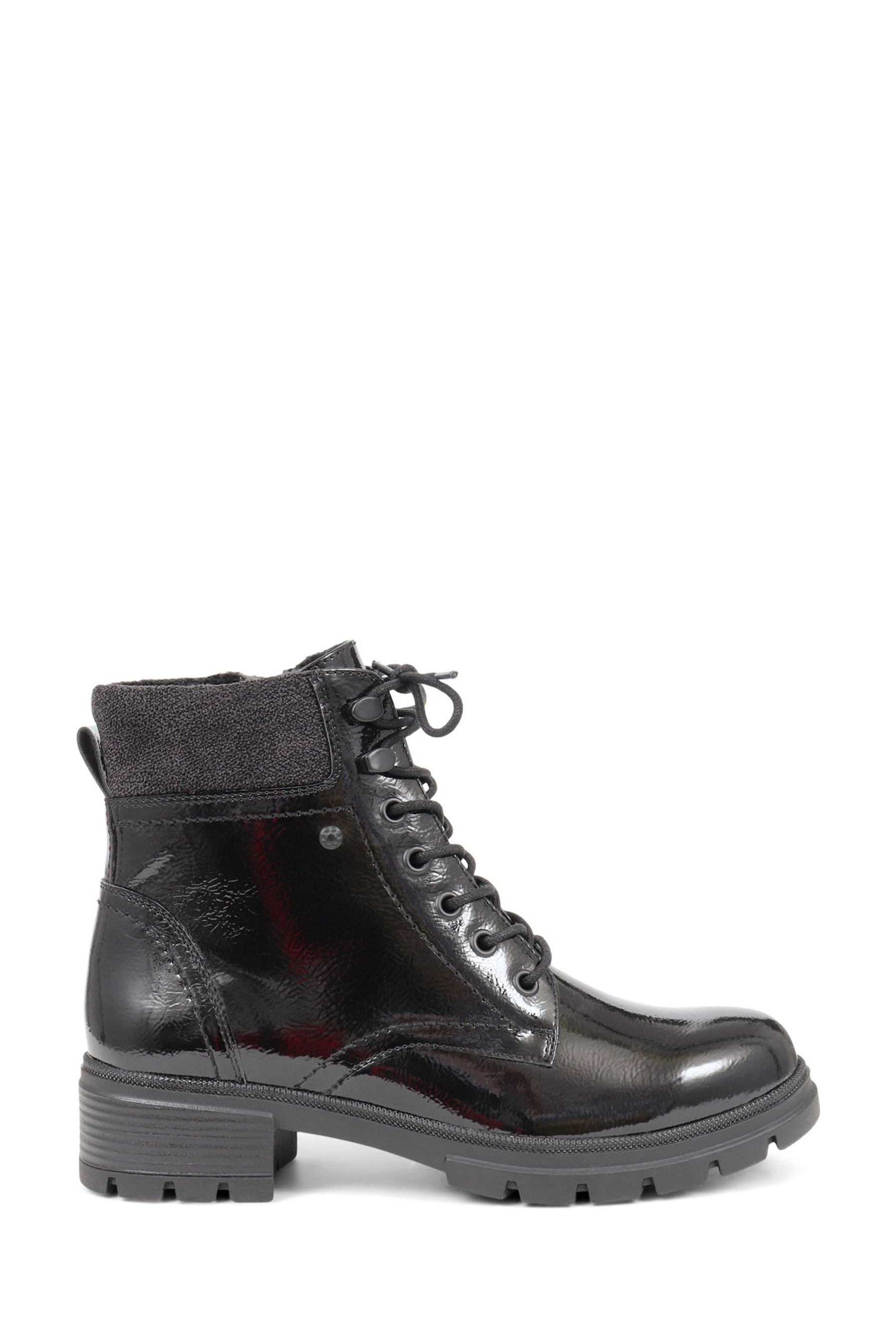 Pavers Black Shock Absorbing Ankle Boots