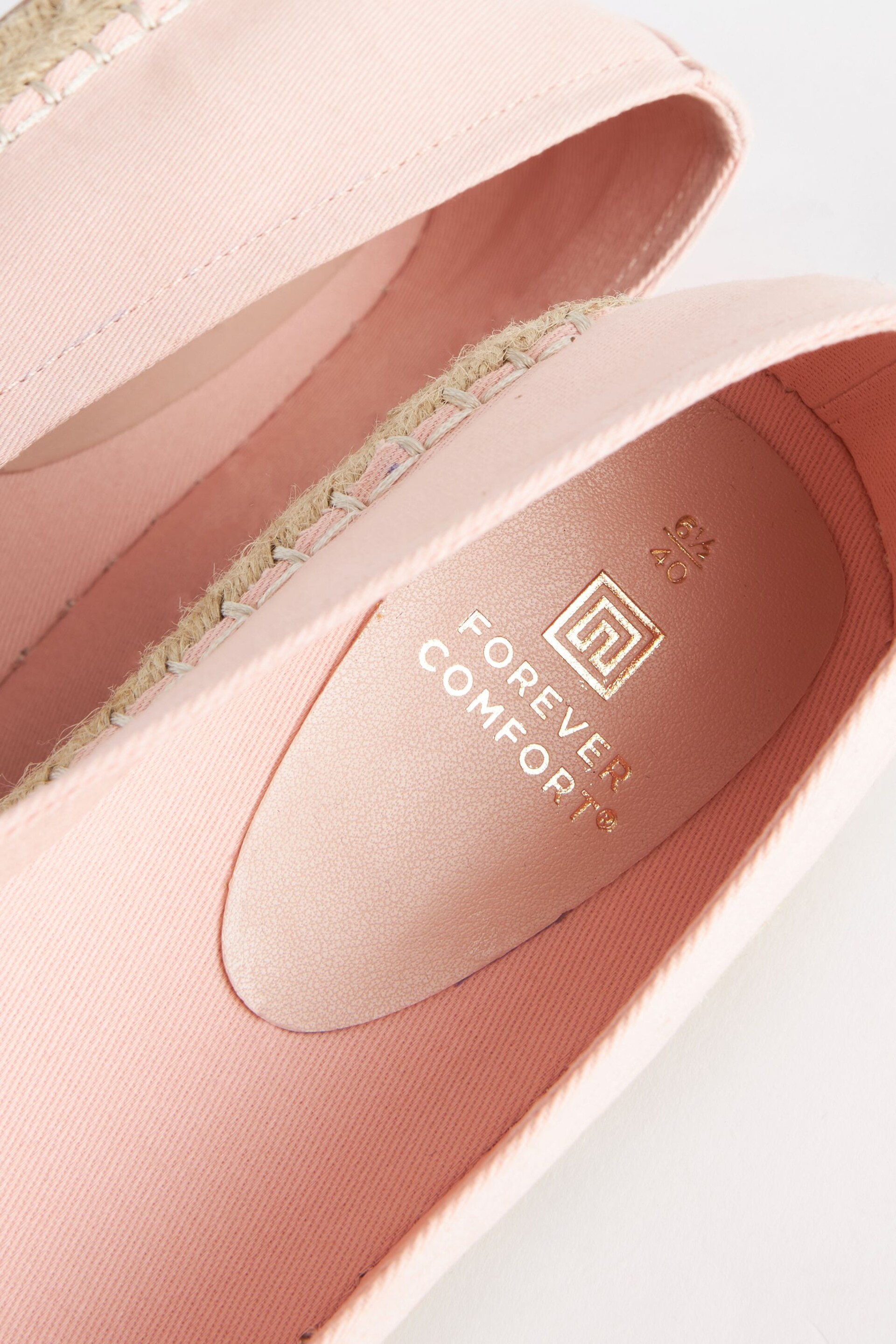 Pink Forever Comfort® Beaded Espadrilles - Image 3 of 6