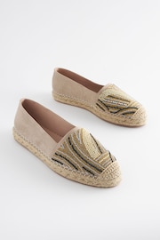 Metallic Forever Comfort® Beaded Espadrilles - Image 5 of 9