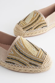 Metallic Forever Comfort® Beaded Espadrilles - Image 8 of 9