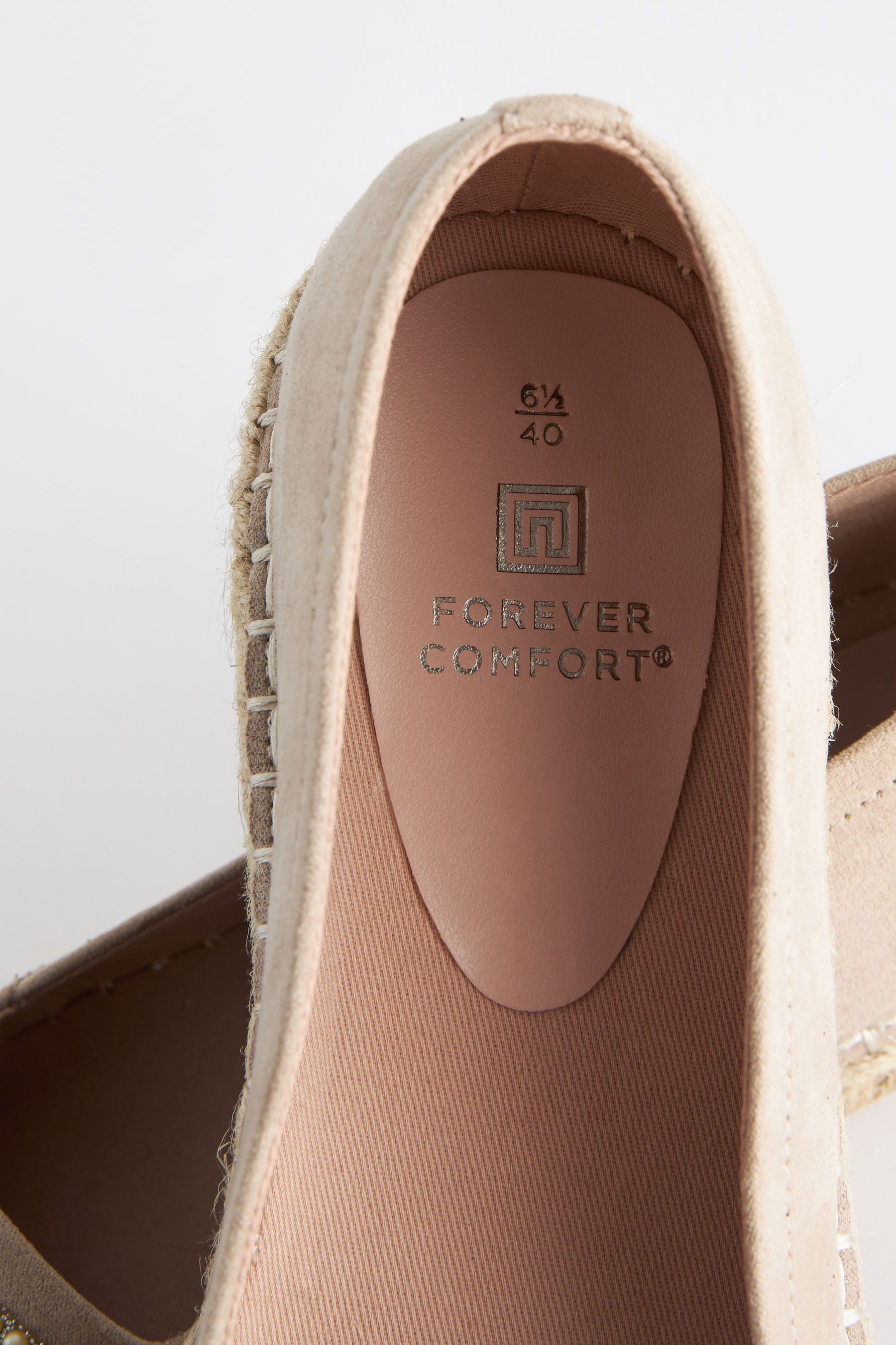 Metallic Forever Comfort Beaded Espadrilles