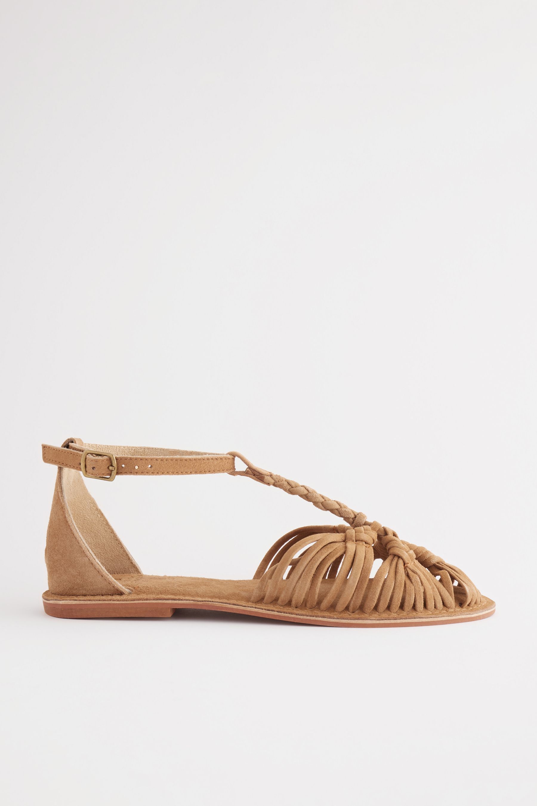 T strap huarache sandals on sale