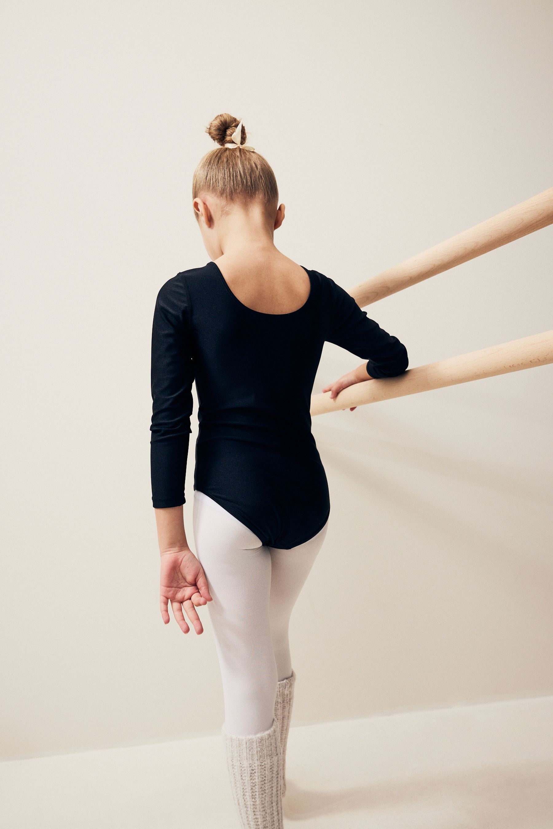 Black leotard lace sleeves clearance