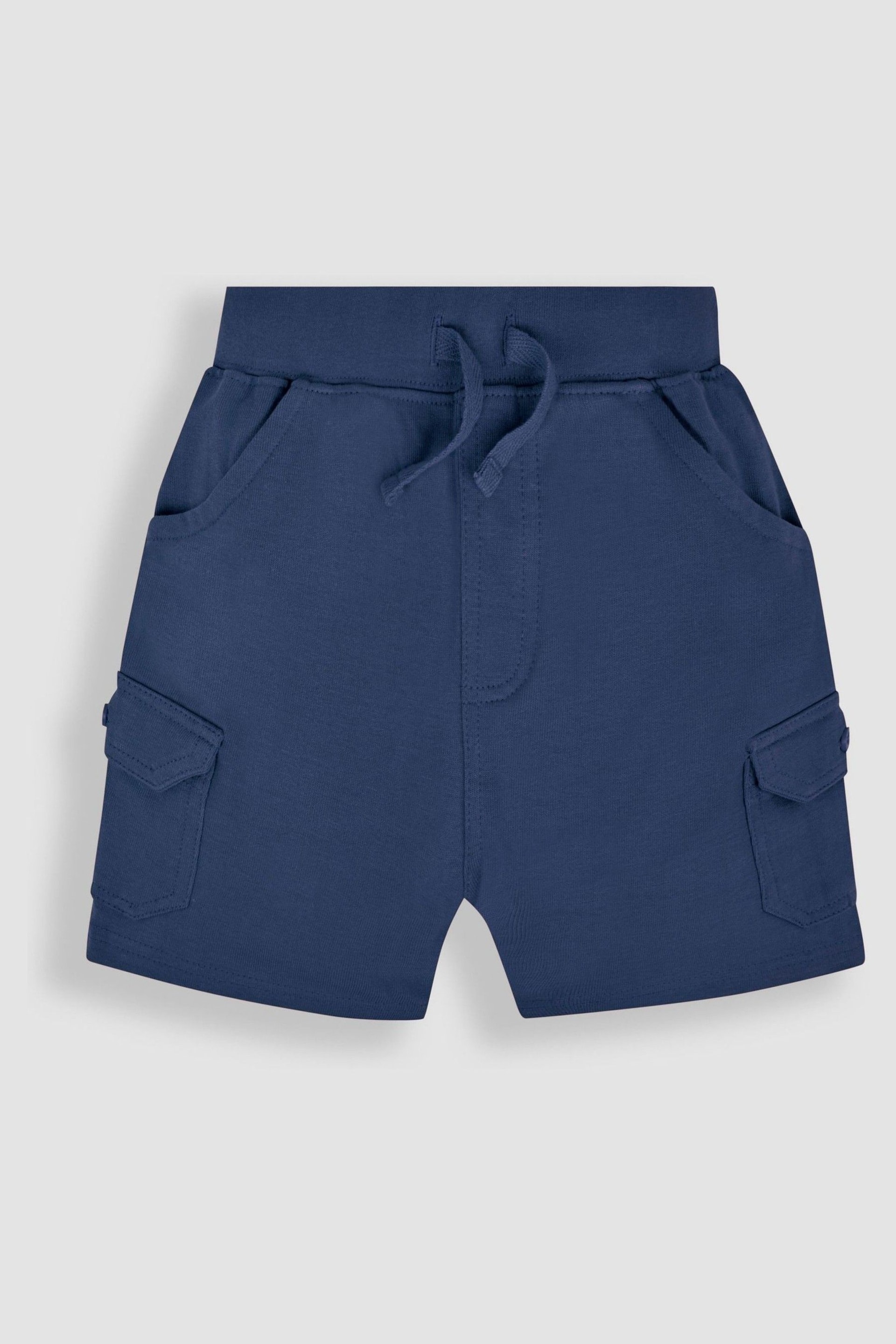 JoJo Maman Bébé Khaki Green 2-Pack Jersey Cargo Shorts - Image 3 of 7
