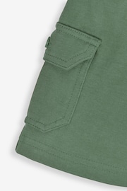 JoJo Maman Bébé Khaki Green 2-Pack Jersey Cargo Shorts - Image 4 of 7