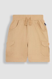 JoJo Maman Bébé Brown 2-Pack Jersey Cargo Shorts - Image 2 of 4