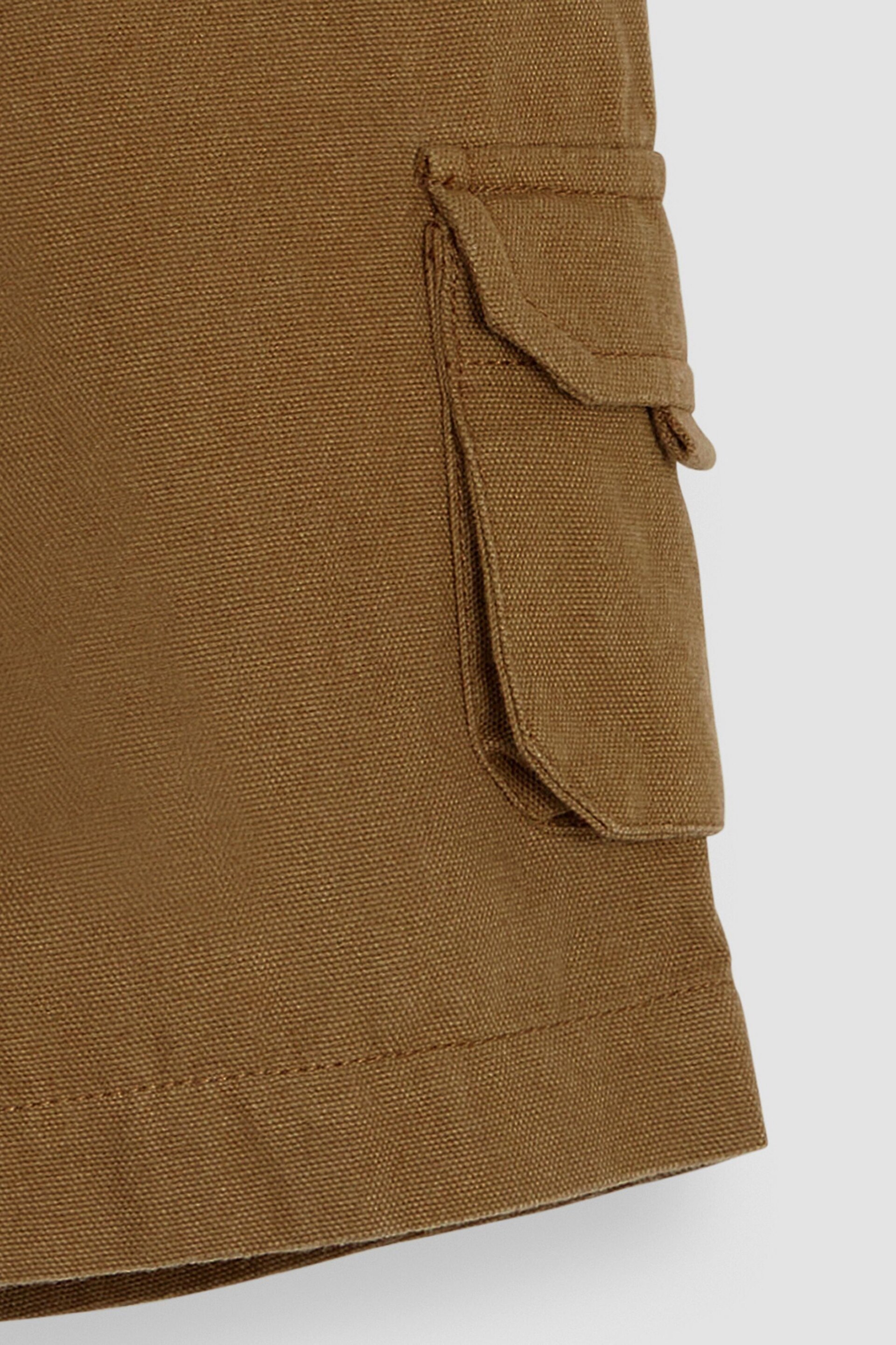 JoJo Maman Bébé Brown Cargo Shorts - Image 3 of 3