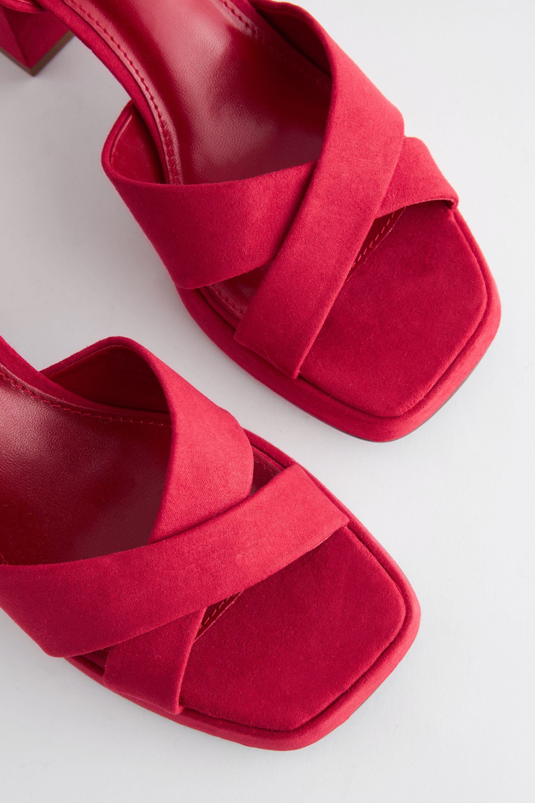 Buy Red Forever Comfort Flare Platform Sandals from Next Canada